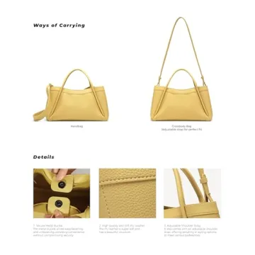 NEWBELLA Kelly Tote Bag for Women, Trendy Designer Vegan Leather Crossbody Bag with Shoulder Strap, Includes Matching Handbag and Crossbody Purse