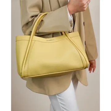 NEWBELLA Kelly Tote Bag for Women, Trendy Designer Vegan Leather Crossbody Bag with Shoulder Strap, Includes Matching Handbag and Crossbody Purse