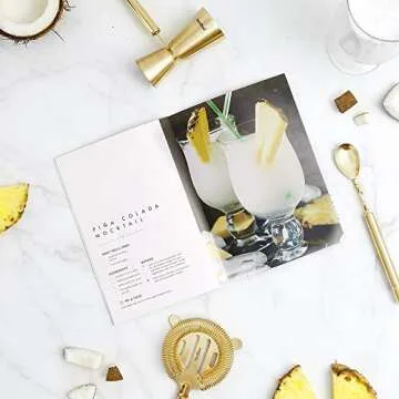 VonShef Premium Cocktail Shaker Barware Set - 16oz