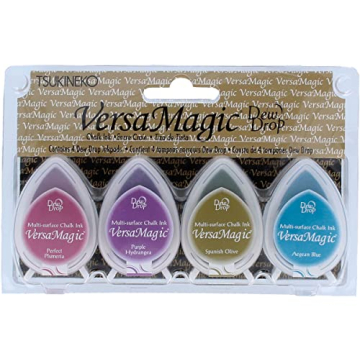 Tsukineko GD100002 Jewel Box VersaMagic Inkpad Set