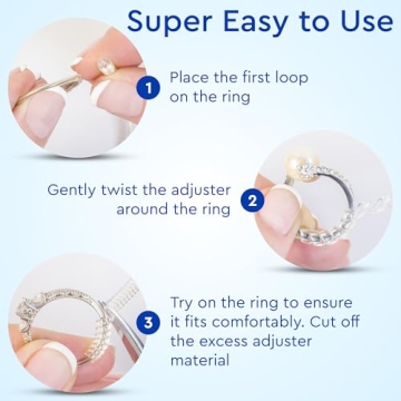 Ring Sizer Adjuster for Loose Rings - 12 Pack