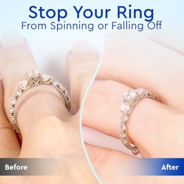 Ring Sizer Adjuster for Loose Rings - 12 Pack