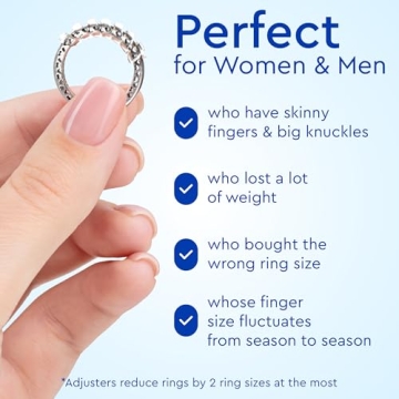 Ring Sizer Adjuster for Loose Rings - 12 Pack