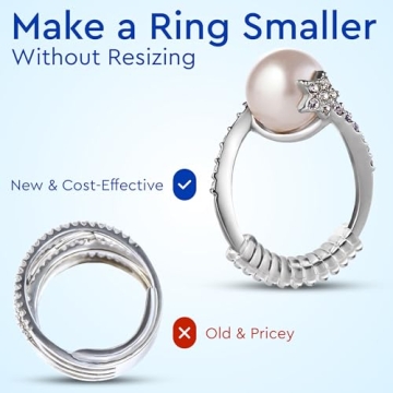 Ring Sizer Adjuster for Loose Rings - 12 Pack