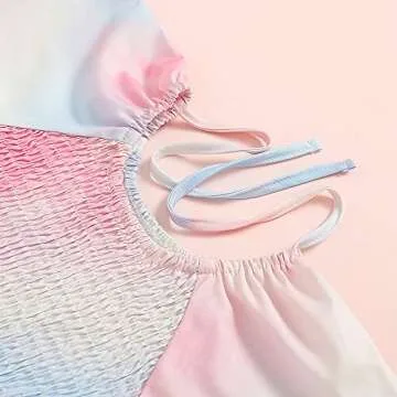 Mommy and Me Matching Dresses Maxi Summer Sling Dress Sleeveless Floral Print High Waist Beach Casual Family Matching Outfits Set