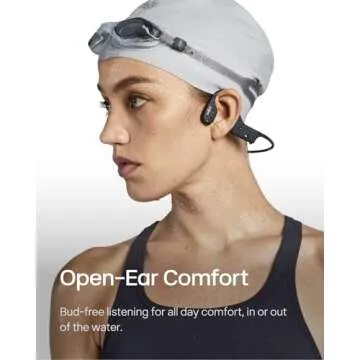 SHOKZ OpenSwim Waterproof MP3 Headphones for Swimming