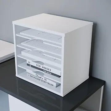 Ballucci 5-Tier File Organizer - Stylish Office Organizer