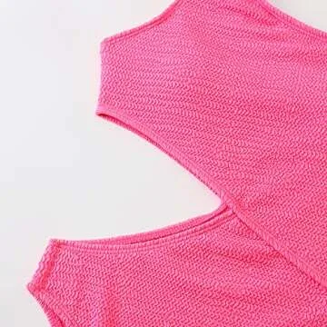 Stylish Inadays Women's One Piece Swimsuit One-Shoulder Swimwear