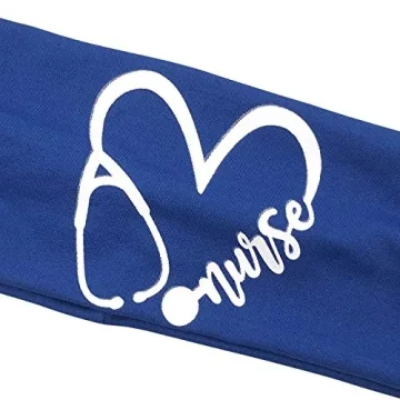 Comfortable Nurse Headbands - 3 Packs with Buttons