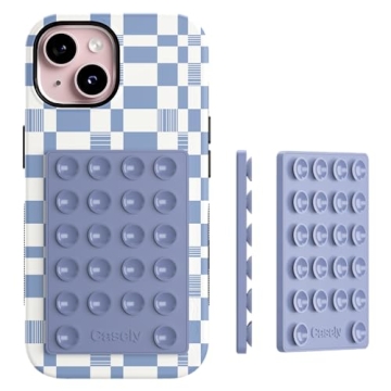 Casely Grippy | Periwinkle Silicone Suction Phone Mount Compatible with MagSafe