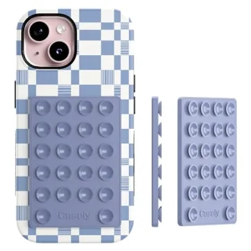Casely Grippy | Periwinkle Silicone Suction Phone Mount Compatible with MagSafe