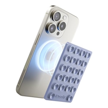 Casely Grippy | Periwinkle Silicone Suction Phone Mount Compatible with MagSafe