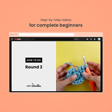 Woobles Crochet Kit for Beginners - Kiki the Chick