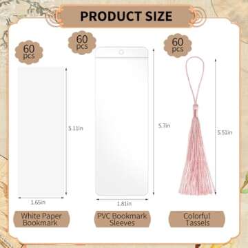 Create Unique Bookmarks with Our 60 Craft Set - DIY Bookmark Kit