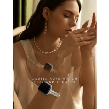 Stylish CTYBB Metal Slim Band for Apple Watch Women