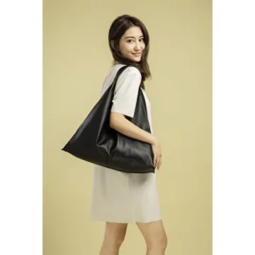 YLYYHH Vegan Leather Tote Bag Stylish Spacious Eco-Friendly