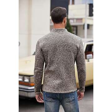 Stylish COOFANDY Men's Slim Fit Pullover Sweatshirt