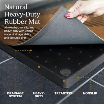 RUGGABLE Washable Doormat | Stylish & Functional 2x3