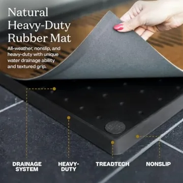 RUGGABLE Washable Doormat | Stylish & Functional 2x3
