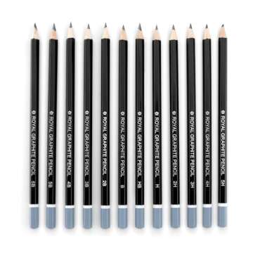 Royal & Langnickel SPEN-12 Essentials Sketching Pencil Set - 12 Piece