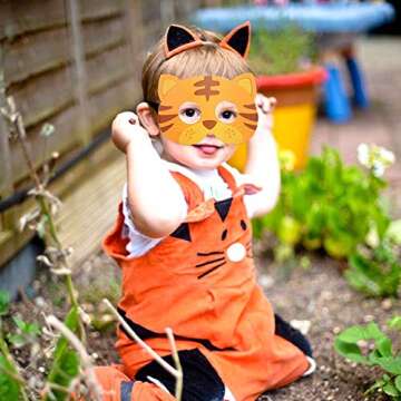CiyvoLyeen Safari Jungle Animal Felt Masks for Kids
