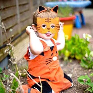 CiyvoLyeen Safari Jungle Animal Felt Masks for Kids