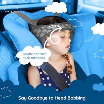 Adjustable NAPUP Toddler Head Strap for Car Seats