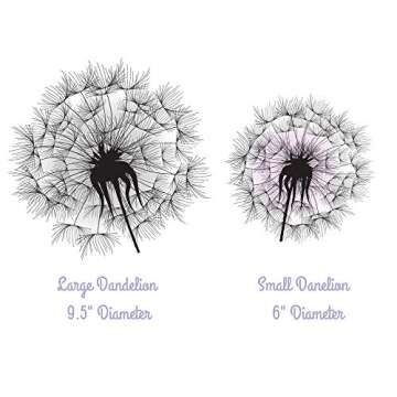 PapaKit Dandelion Wall Decal Vinyl Stickers | Bedroom Living Room Office Decor | Creative Art Design Pattern | Safe Removable Adhesive