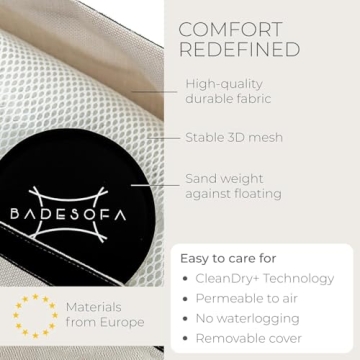 BADESOFA Luxury Bath Tub Pillow - Exceptional Comfort & Quality