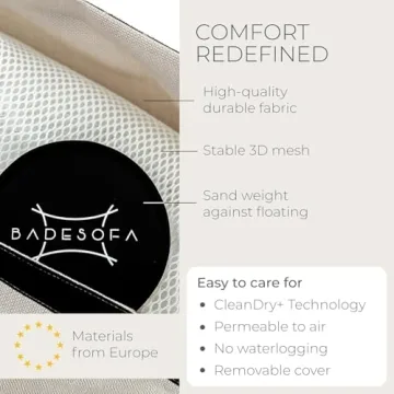 BADESOFA Luxury Bath Tub Pillow - Exceptional Comfort & Quality