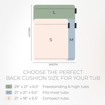 BADESOFA Luxury Bath Tub Pillow - Exceptional Comfort & Quality