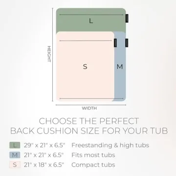 BADESOFA Luxury Bath Tub Pillow - Exceptional Comfort & Quality