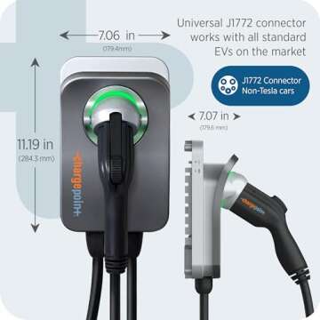 ChargePoint HomeFlex Level 2 Fast EV Charger with App Integration
