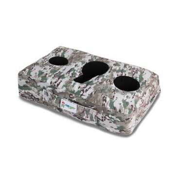 Cup Cozy Pillow (Camo)- The World's Best Cup Holder! Keeps Drinks Close.Stops Spills.Use it on The Couch, Bed, car, RV, Park, Camping, Beach and More!