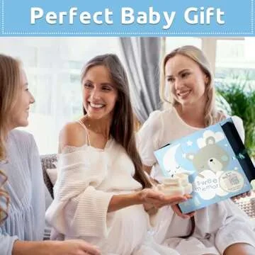 Votum Baby Keepsake Box for Treasured Memories, Sweet Memories - Lightweight, Handcrafted Baby Boxes with 9 Labeled Compartments for First Memories - Gender Neutral Baby Shower Gifts for Girls, Boys