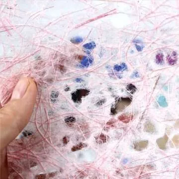 Diuhofart 20 Sheets Scrapbook Paper, A5 Textured Paper, Variety Colors Scrapbooking Materials Mulberry Paper Sheets for Junk Journals, Collage, Art Journaling, Card Making, DIY Paper Craft