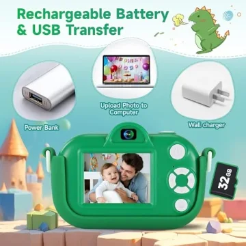 Cute Kids Camera Toys for Boys Aged 3-9