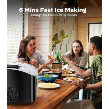 Silonn Nugget Ice Maker - Portable & Self-Cleaning