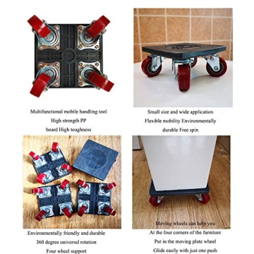 Heavy-Duty Furniture Mobile Lifter Mover Tool Set 350kg