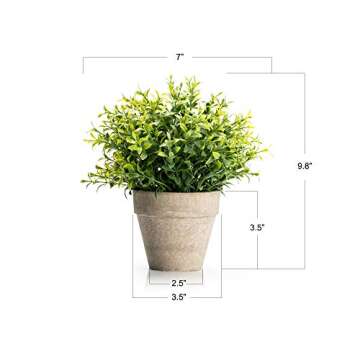 Velener Artificial Grass Faux Plant for Indoor Decor