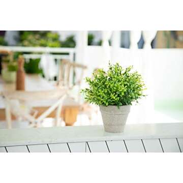 Velener Artificial Grass Faux Plant for Indoor Decor