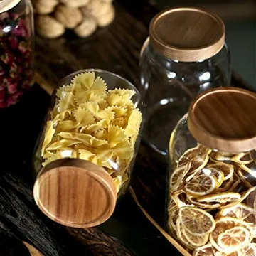 Bekith 1 Gallon Glass Storage Jar with Airtight Lid