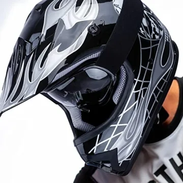 Youth Motocross Offroad Dirt Bike Helmet Set