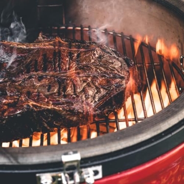 Kamado Joe Classic II Ceramic Grill with Air Lift Hinge and Versatility