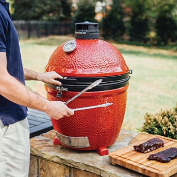 Kamado Joe Classic II Ceramic Grill with Air Lift Hinge and Versatility