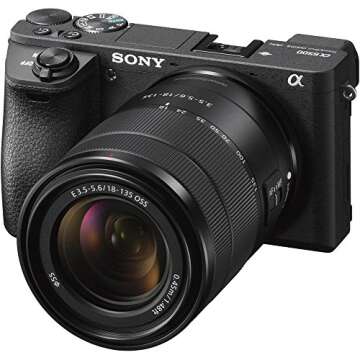 Sony a6500 Mirrorless Camera with 18-135mm Lens - Black