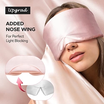 LitBear Silk Sleep Mask for Ultimate Comfort and Relaxation