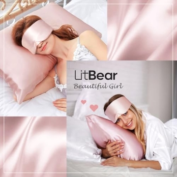 LitBear Silk Sleep Mask for Ultimate Comfort and Relaxation