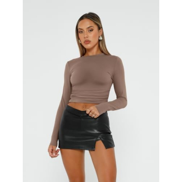 AUTOMET Women's Long Sleeve Shirt Set - Stylish & Affordable Basics