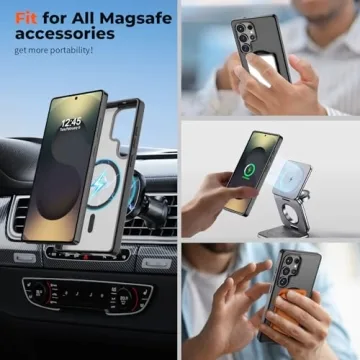 Buy SUPFINE Magnetic Case for Galaxy S25 Ultra - Shockproof